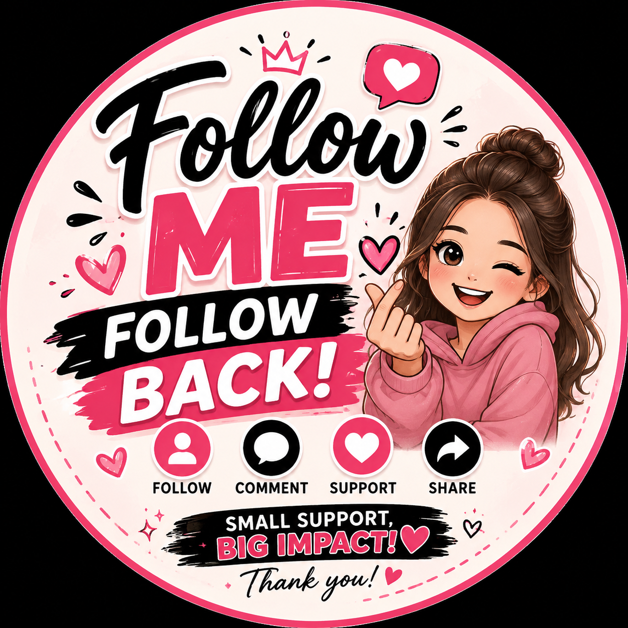 📣 FOLLOW ME, FOLLOW BACK! 🤝❤️